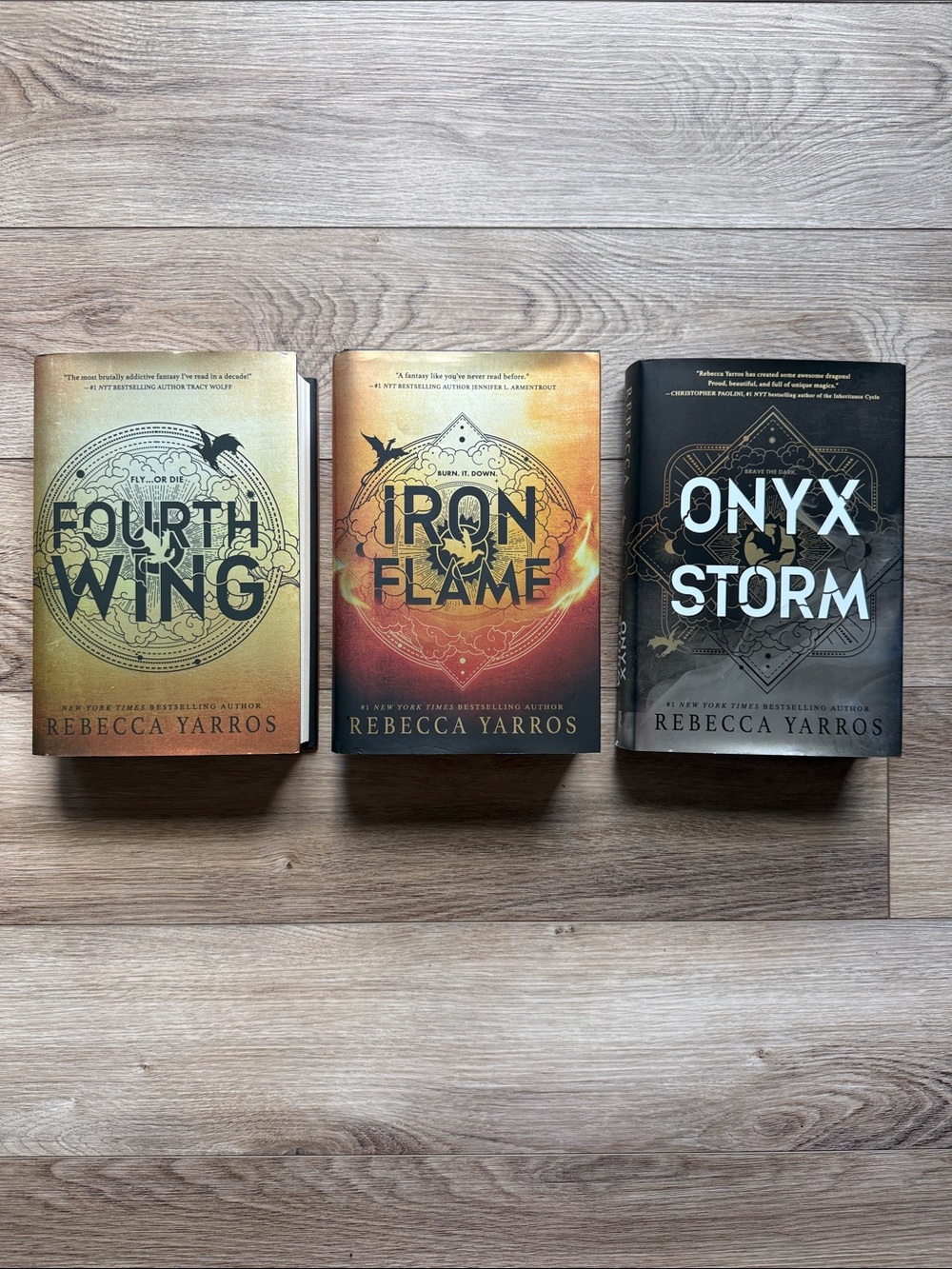 The Empyrean Series by Rebecca Yarros, 3 Book Set, Hardcover